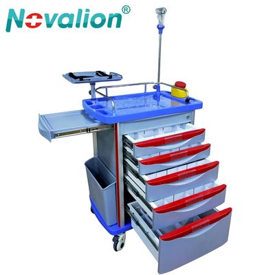 china abs 5 drawers drugs trolley wholesale