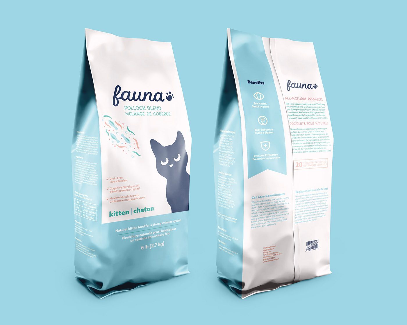 china aluminium cat food blue bag wholesale