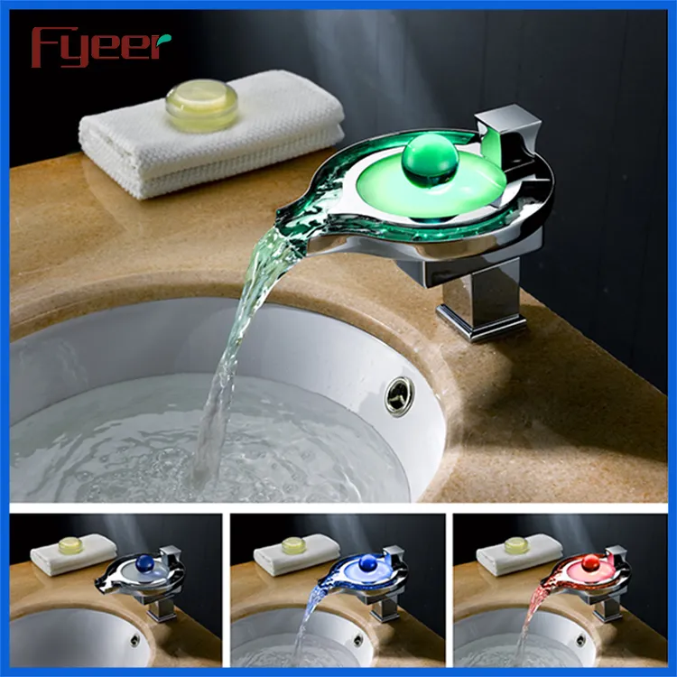 china basin faucet with led light wholesalers