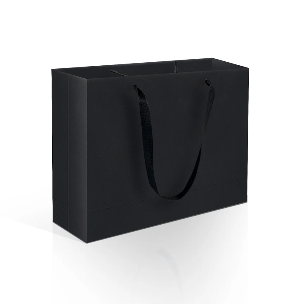 china black paper carrier bag wholesale