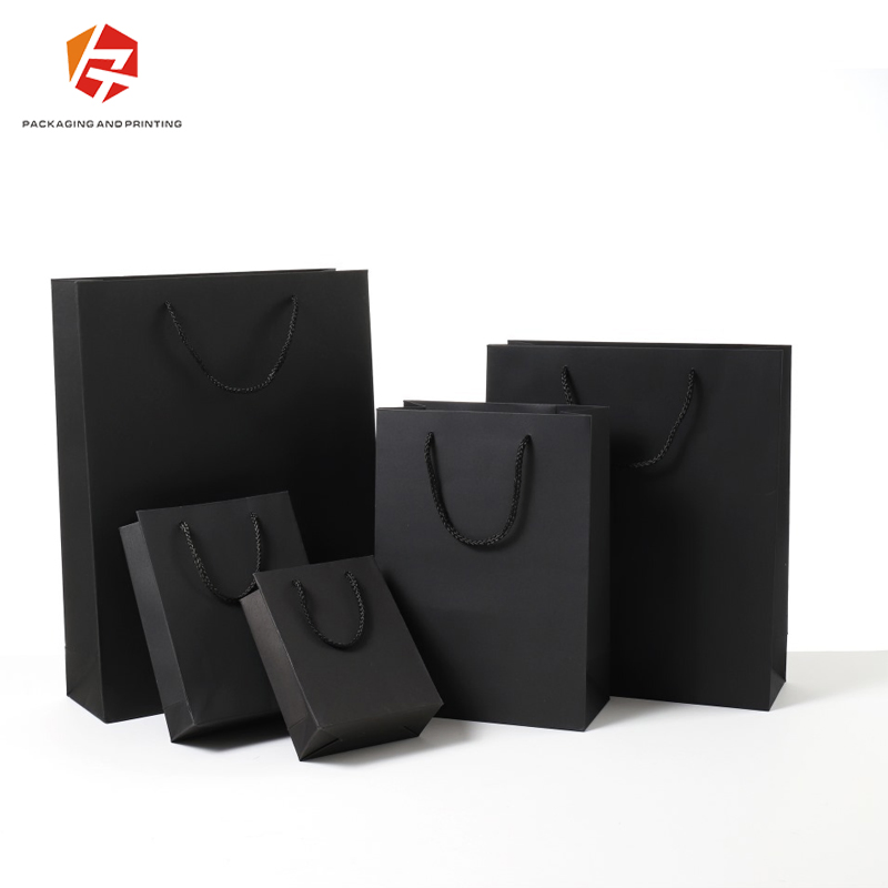 china black paper carrier bags wholesale