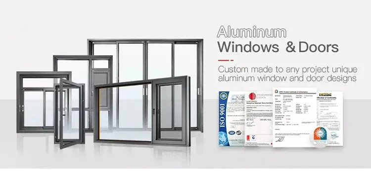 china burglary proof external aluminum window wholesale