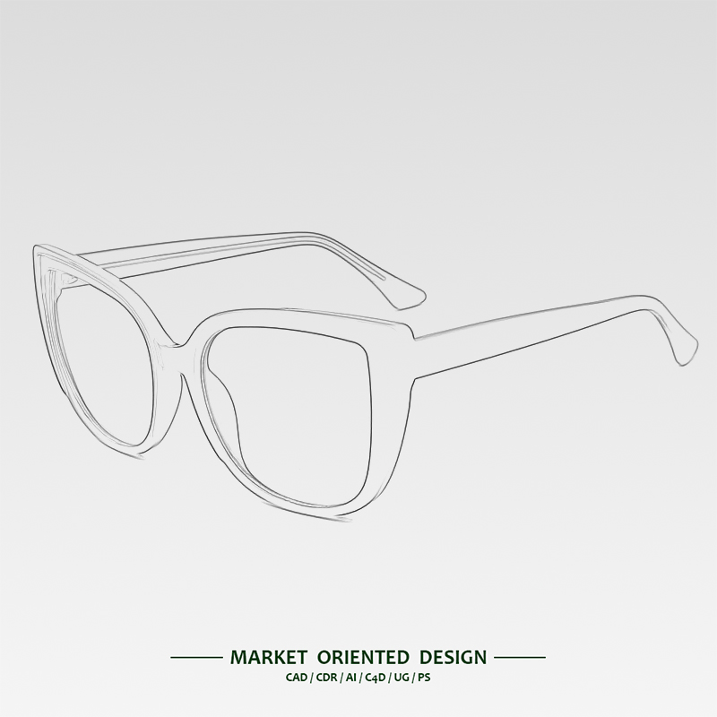 china butterfly shape eyeglasses wholesalers