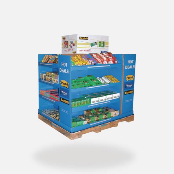 china cardboard pallet displays rack wholesalers China Factory