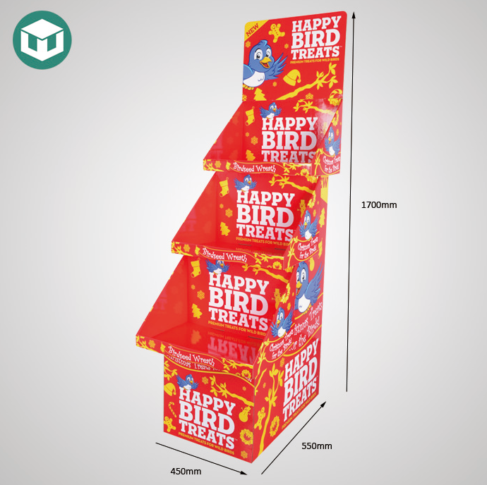 china cardboard stair step displays wholesalers China Factory