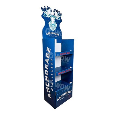 china cardboard stair step displays wholesalers