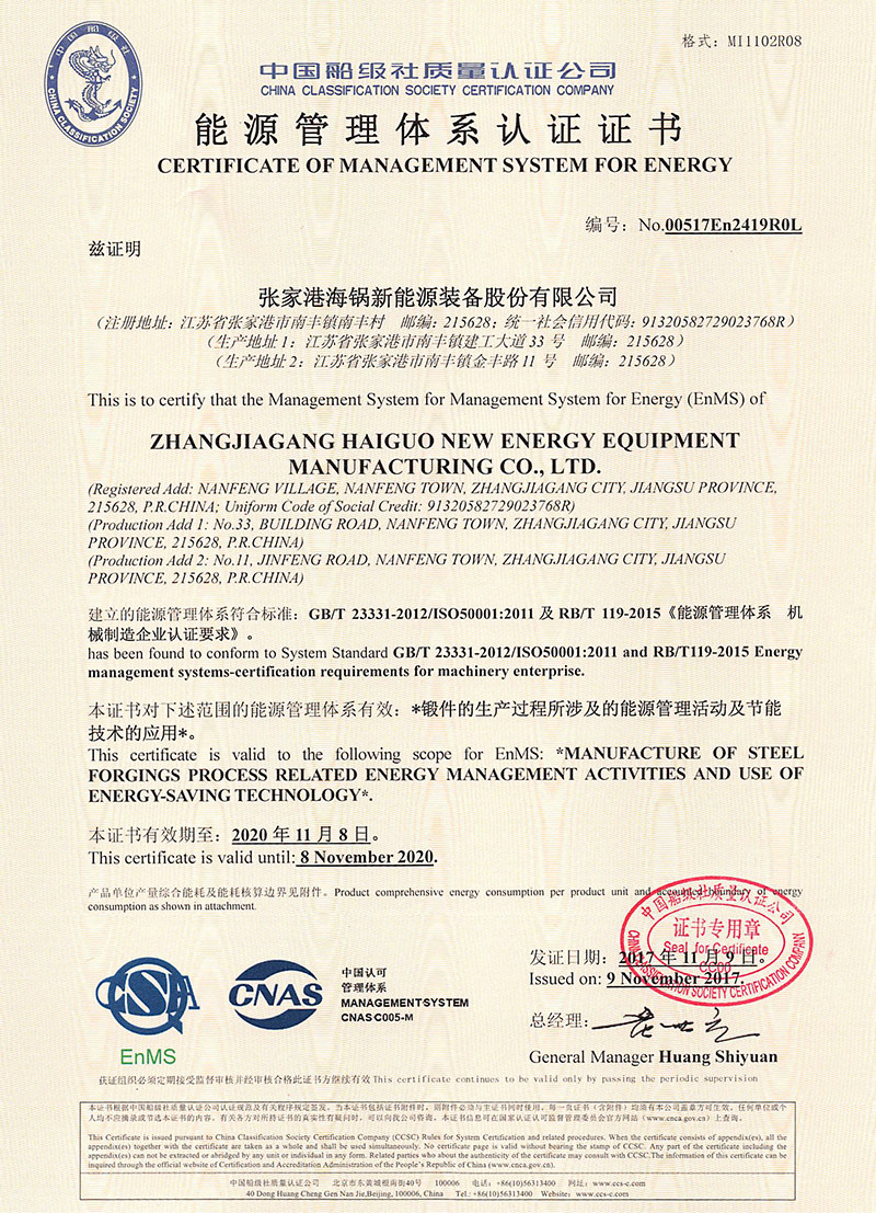 china classification society certification company