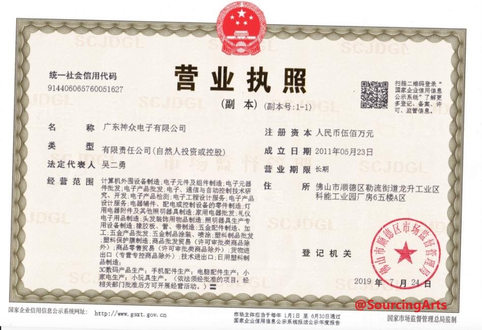 china company license