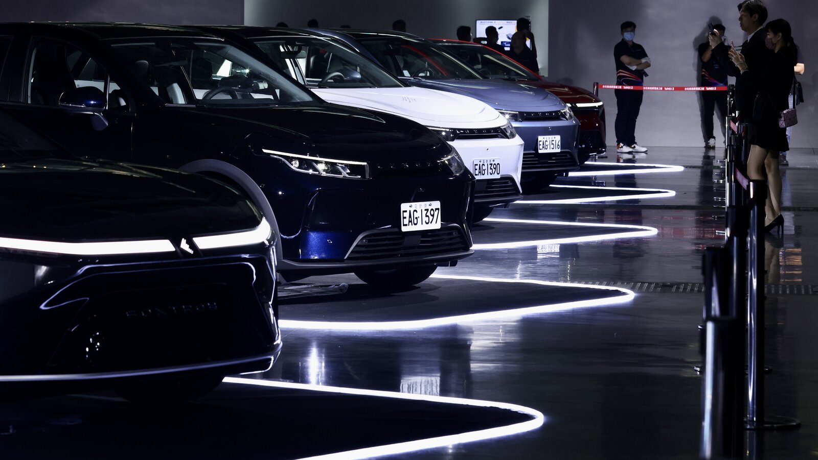 china crashed into gaming company car