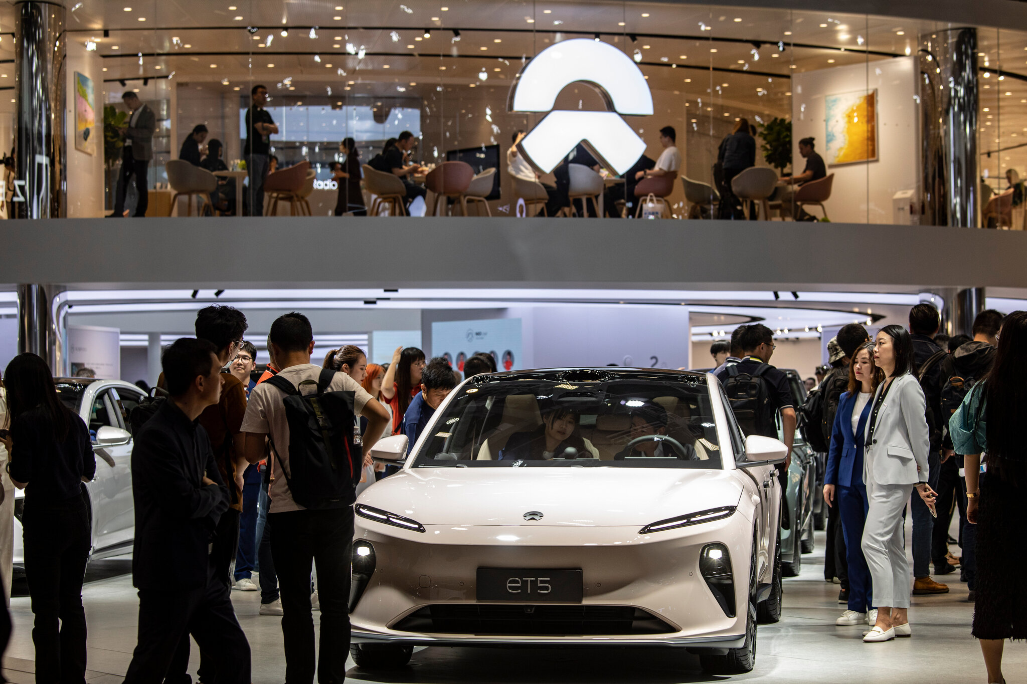 china crashed into gaming company car