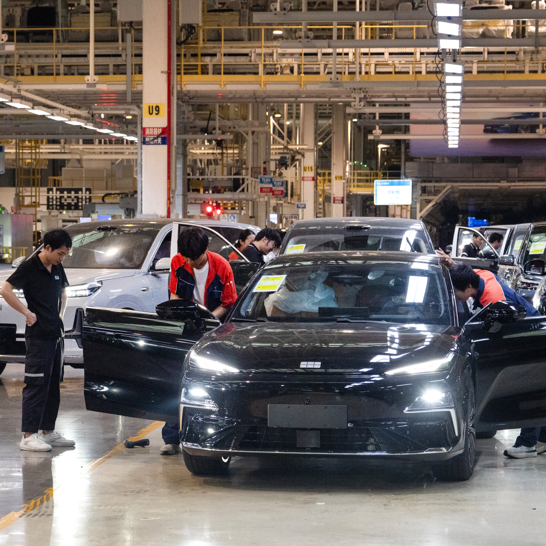 china crashed into gaming company car