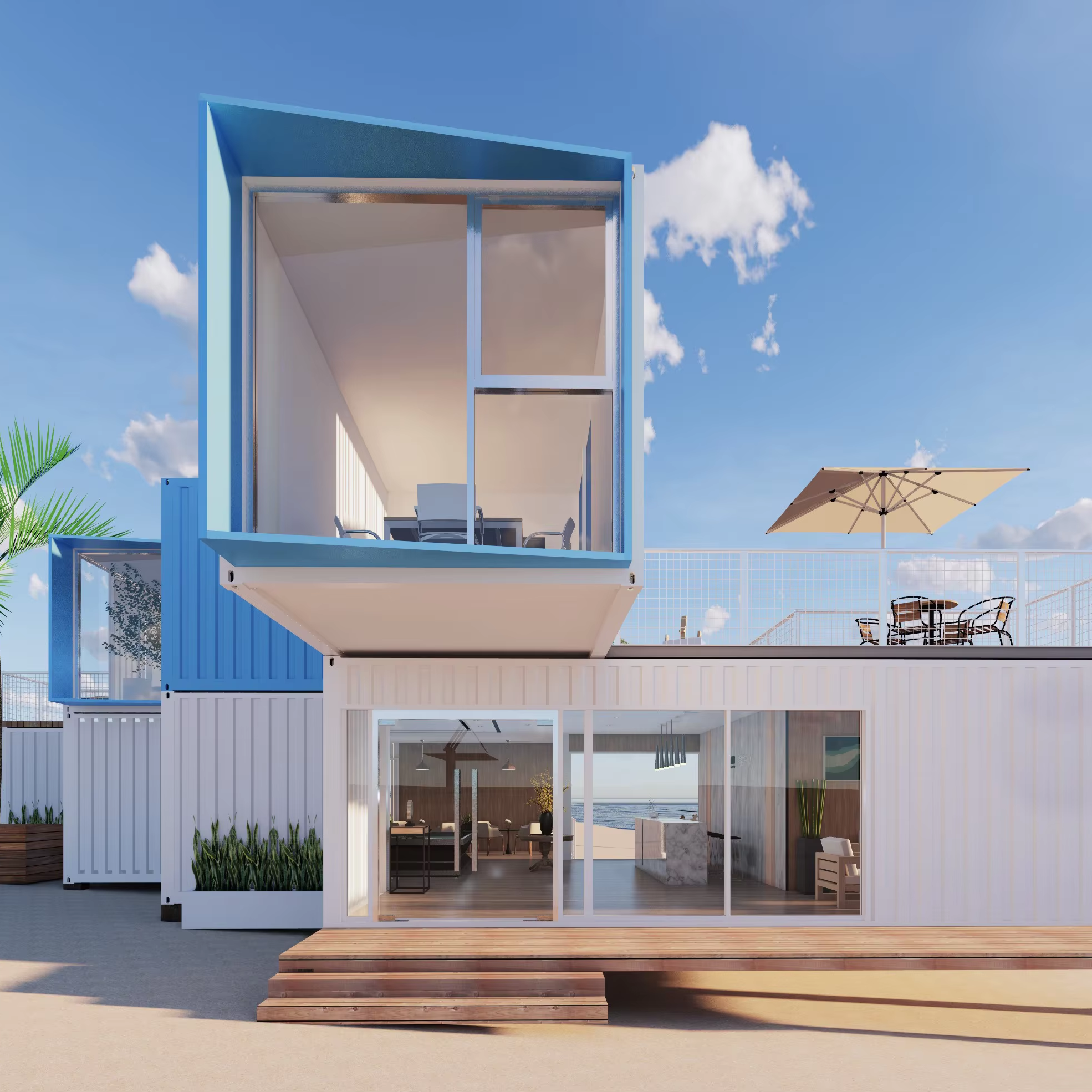 china custom wholesale prefab outdoor kiosk house