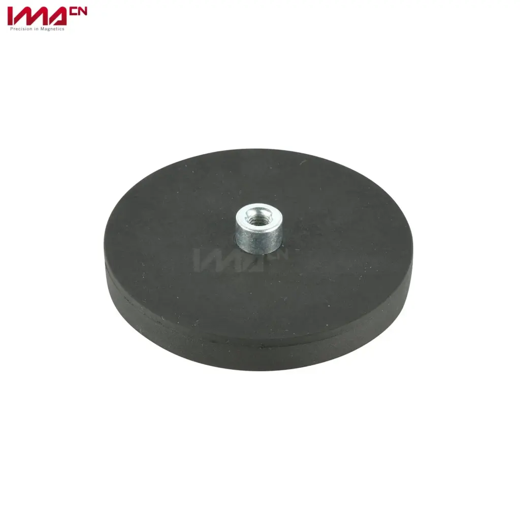 china d22 rubber coated pot magnet company China Factory
