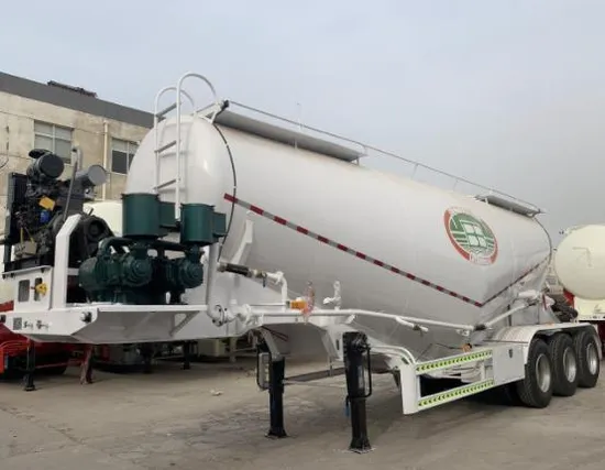 china dry bulk cement trailer customized