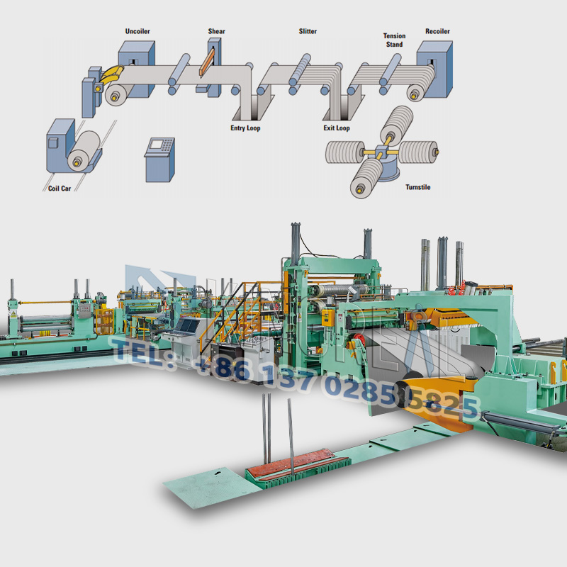china dual slitter head coil slitting machine company