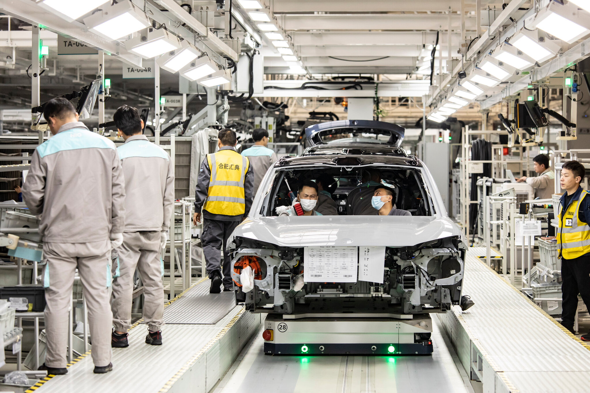 china electric car company list