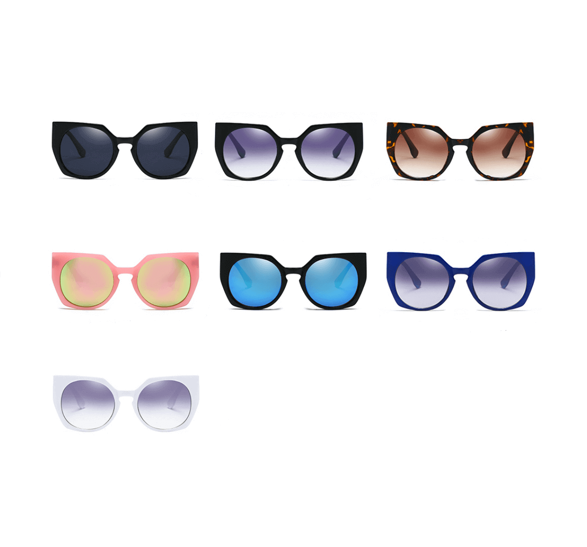 china flat shape sunglasses wholesalers