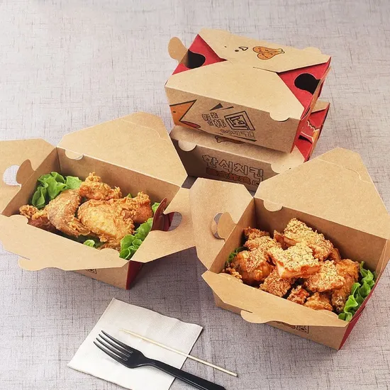 china fried chicken paper box wholesale