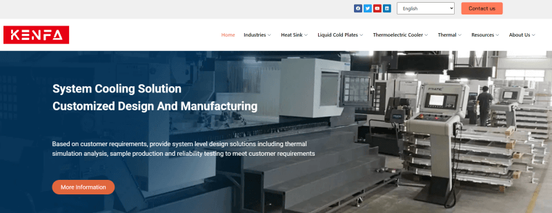 china heat recovery water cooling plate company
