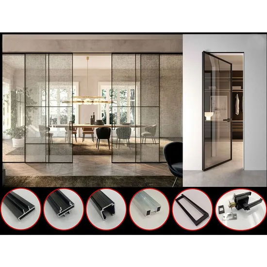 china hidden frame glass door wholesale