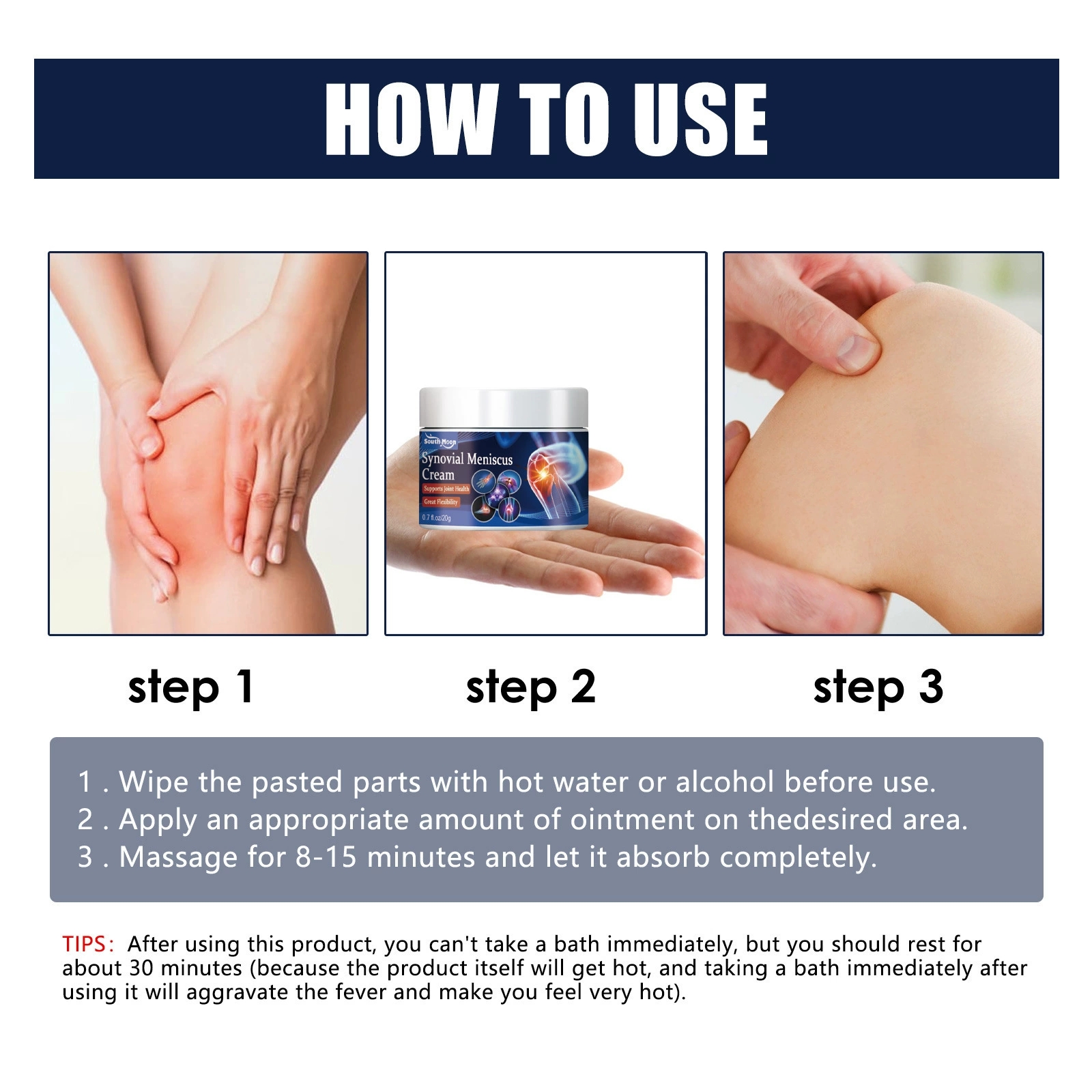 china knee pain synovium moon plate ointment customized wholesale