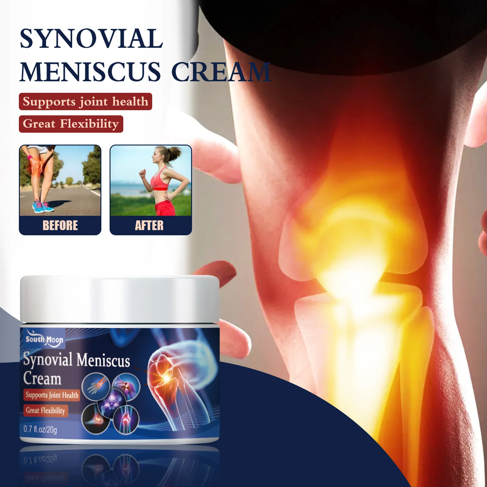 china knee pain synovium moon plate ointment customized wholesale