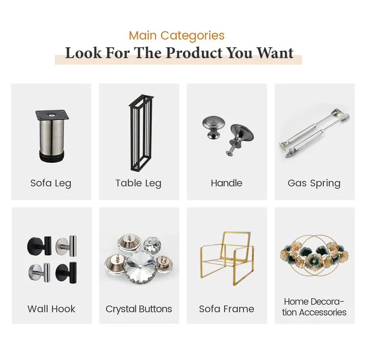 china light luxury style metal cabinet legs wholesalers China Factory