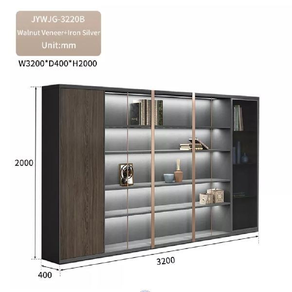 china light walnut bookshelf wholesalers
