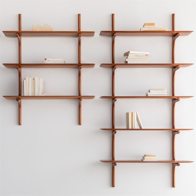china light walnut bookshelf wholesalers