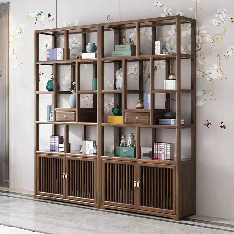 china light walnut cubby bookshelf wholesalers China Factory