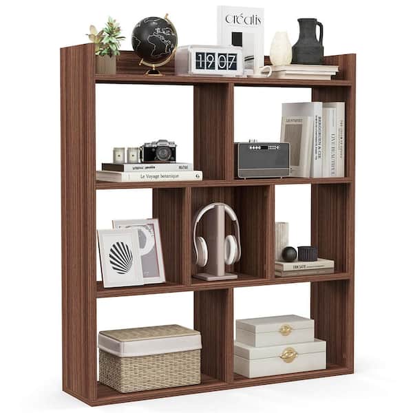 china light walnut cubby bookshelf wholesalers