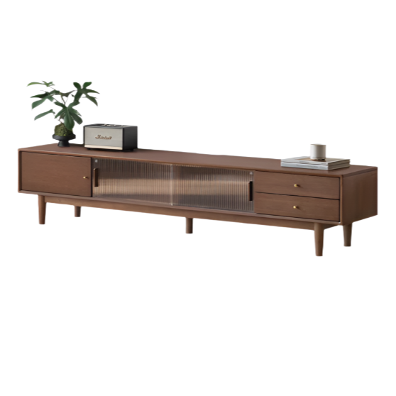 china light walnut tv console wholesalers