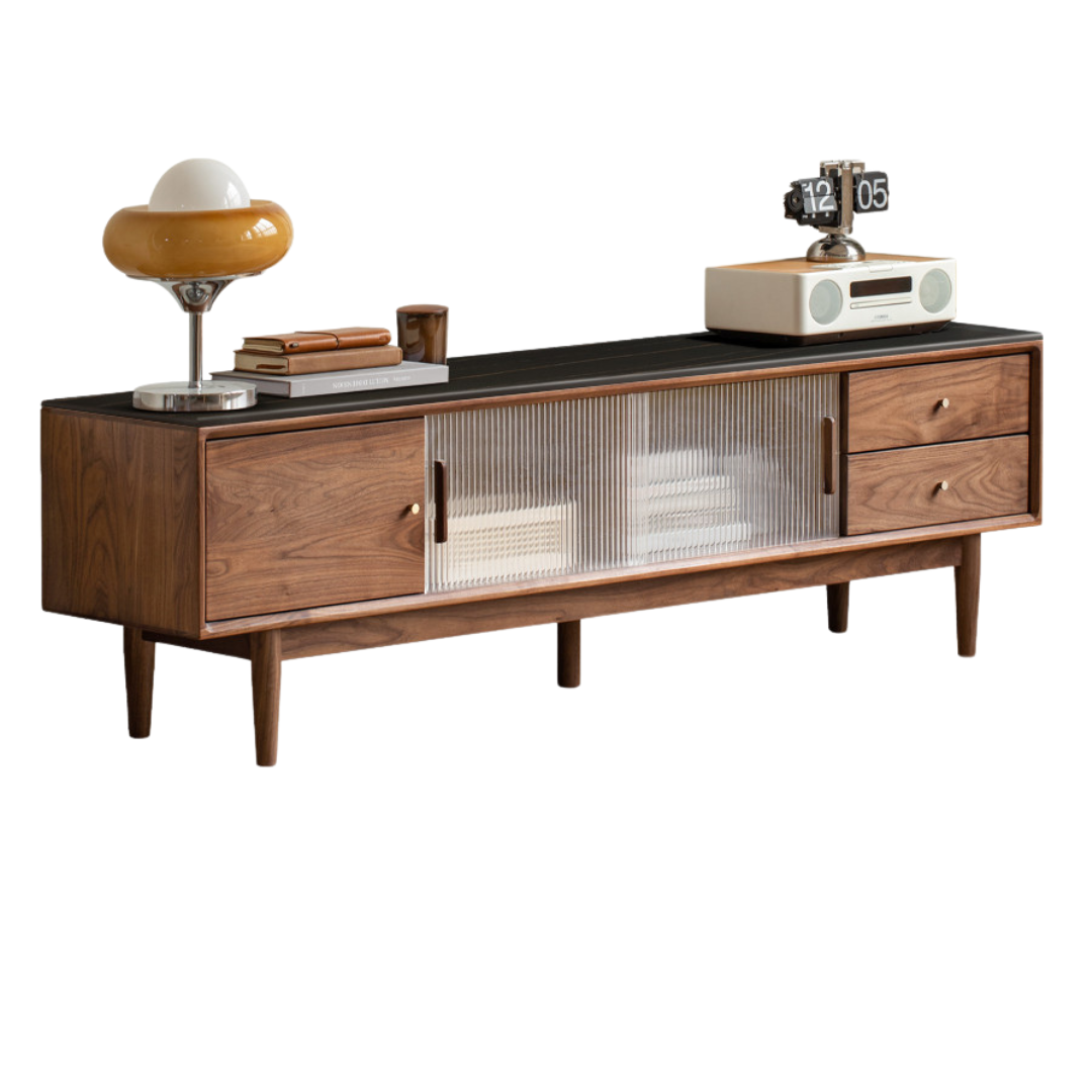 china light walnut tv console wholesalers