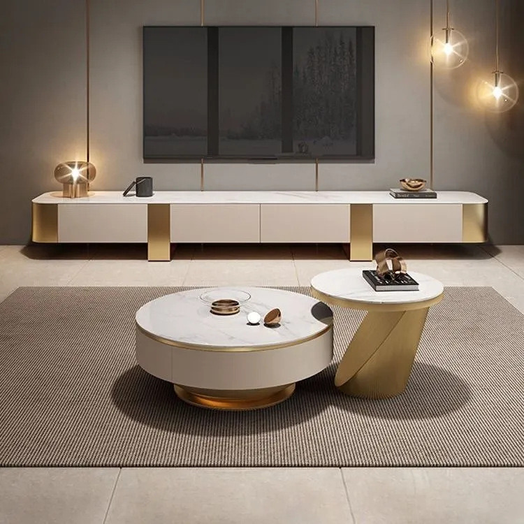 china marble top tv cabinet wholesale