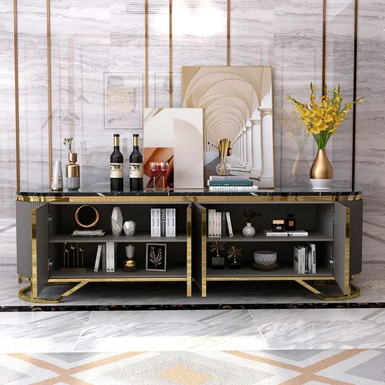 china marble top tv cabinet wholesale