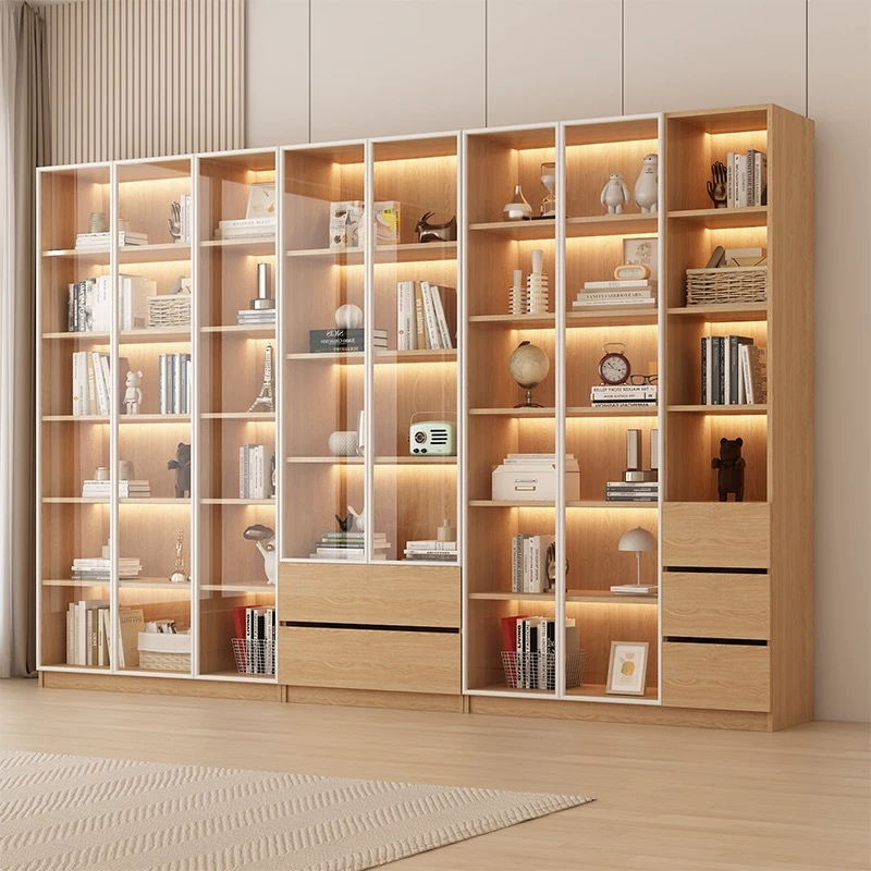 china mdf wood bookcase wholesale