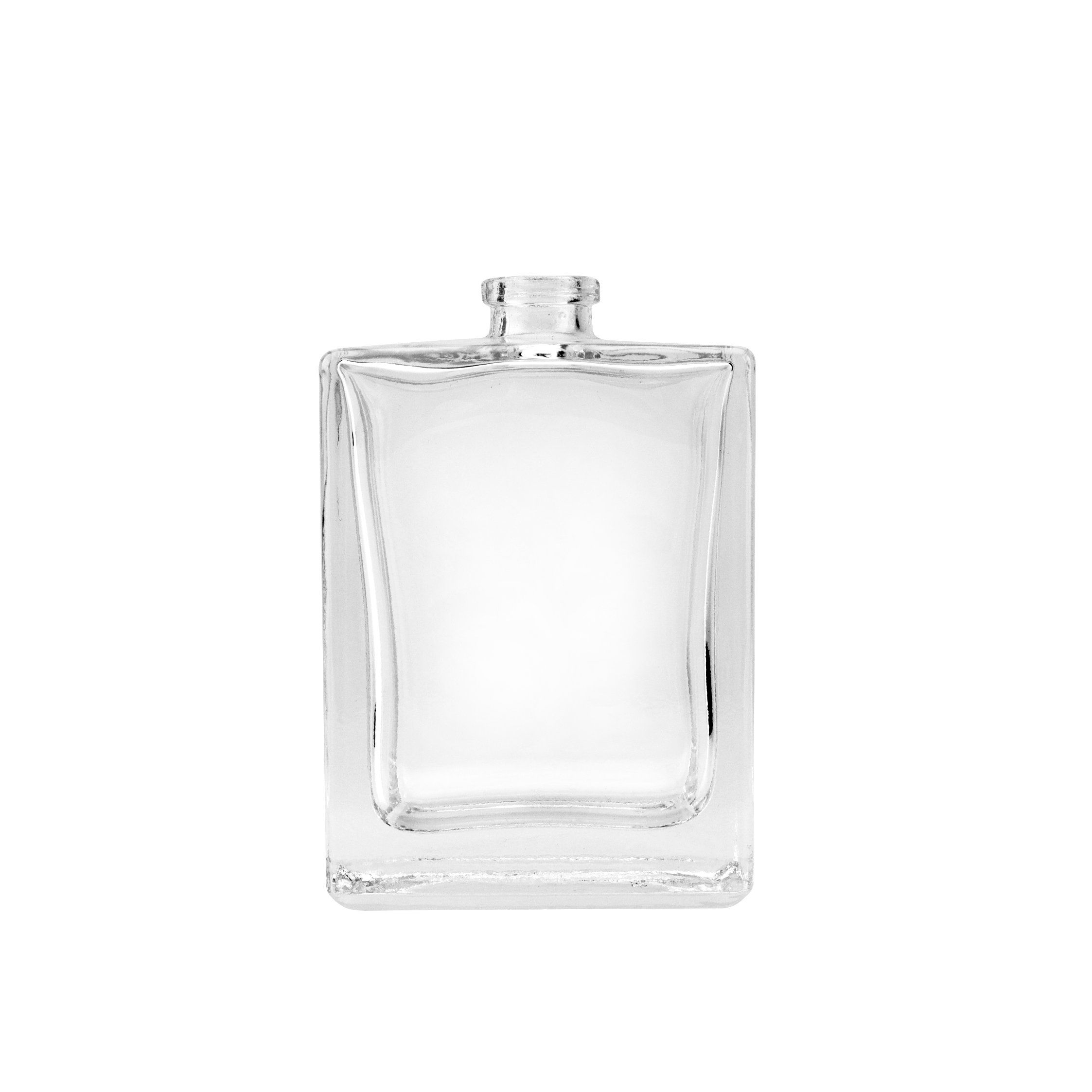 china minimalist square glass perfume bottle wholesale