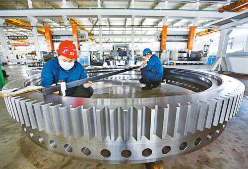 china nickel-plated slewing bearing company