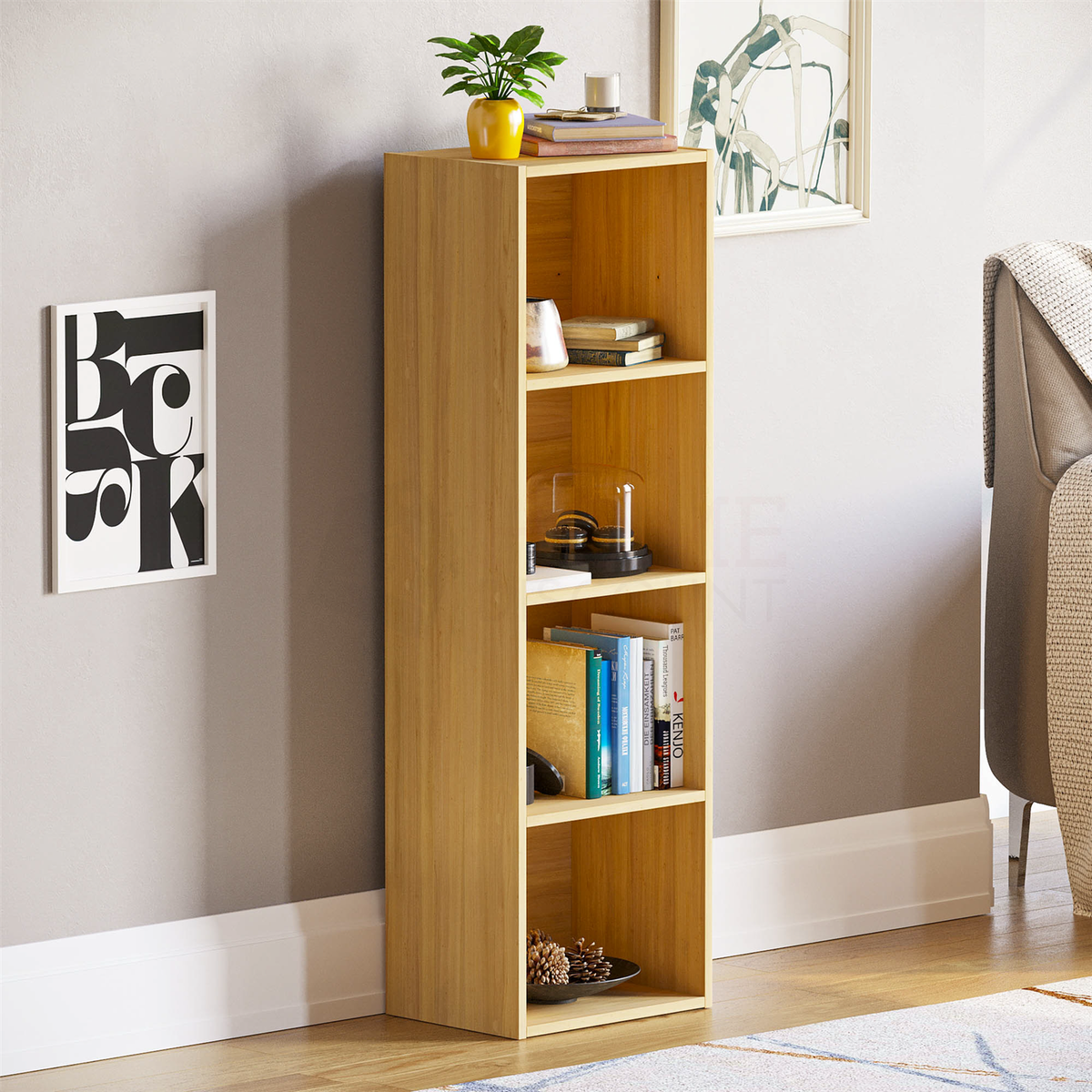 china oak cube bookshelf wholesalers
