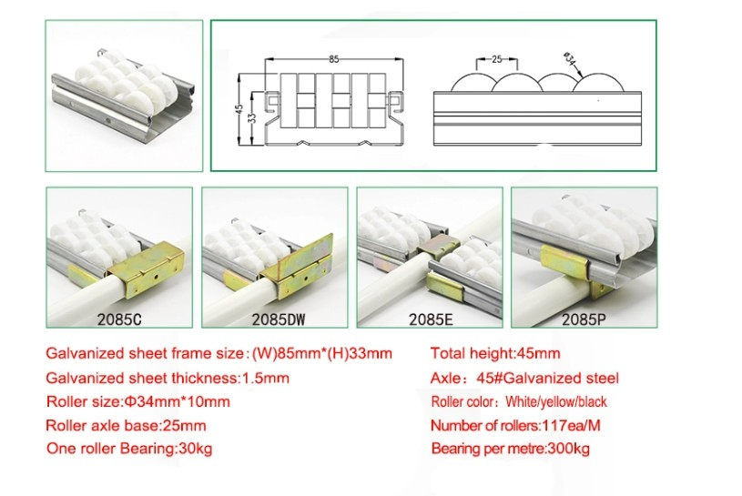 china one track slide frame for maldives company