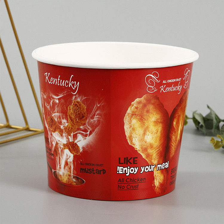 china paper bucket for chicken company