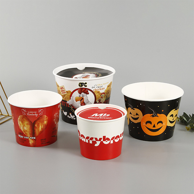 china paper bucket with lid company