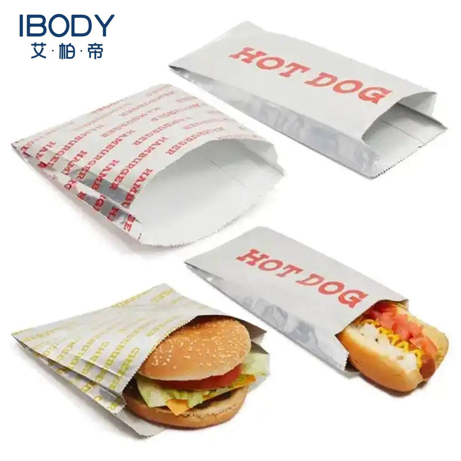 china paper hot dog bag wholesalers China Factory