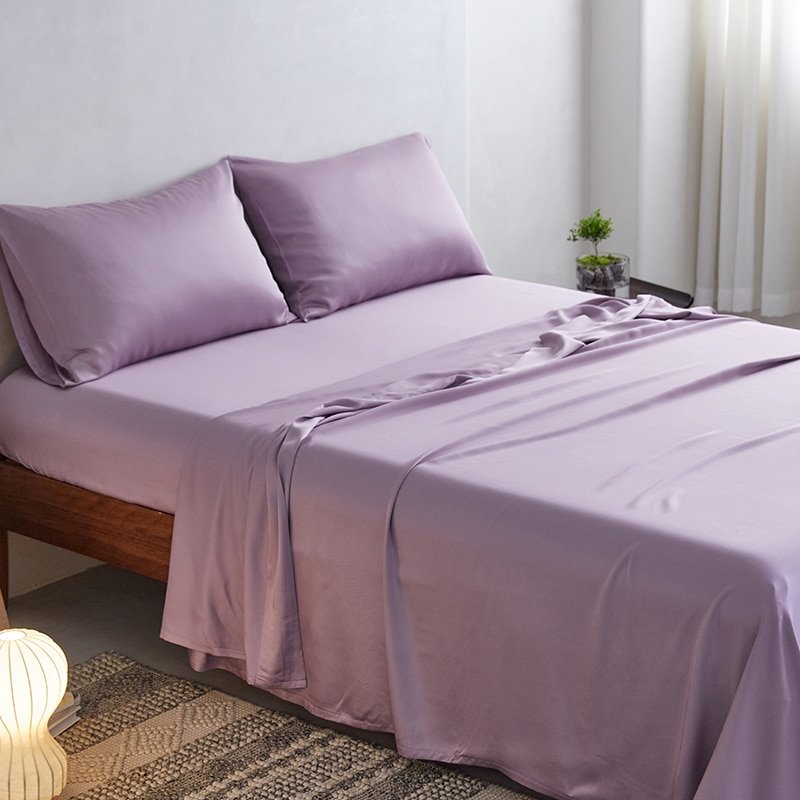 china pinkish purple color bedding company
