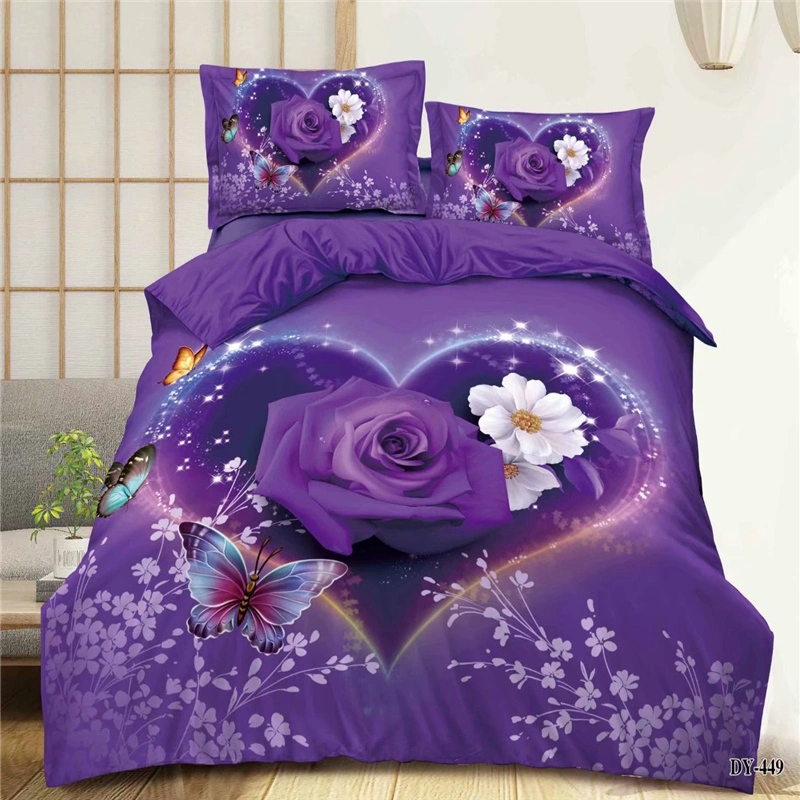 china pinkish purple color bedding company