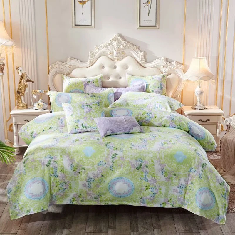china purple green color bedding company