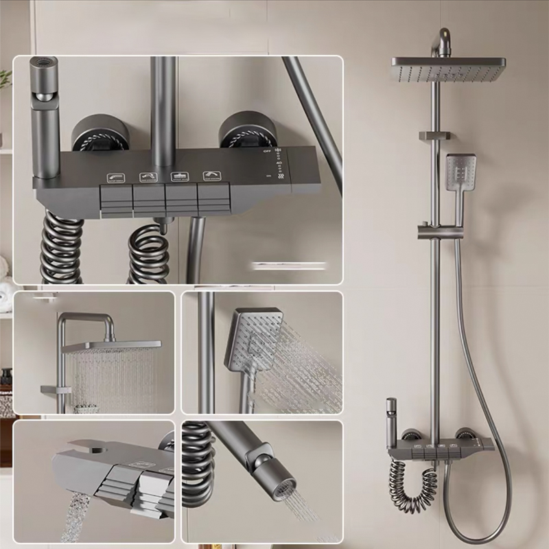 china rain shower with glass shelf wholesalers