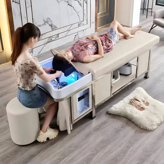 china shampoo bed with shiatsu massage company