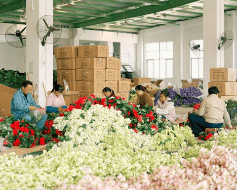china silk flowers wholesale China Factory