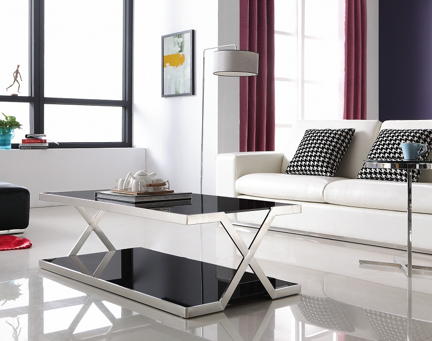china stainless steel center small table wholesale